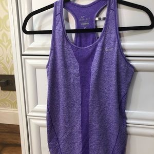 Purple Nike Dry fit tank top